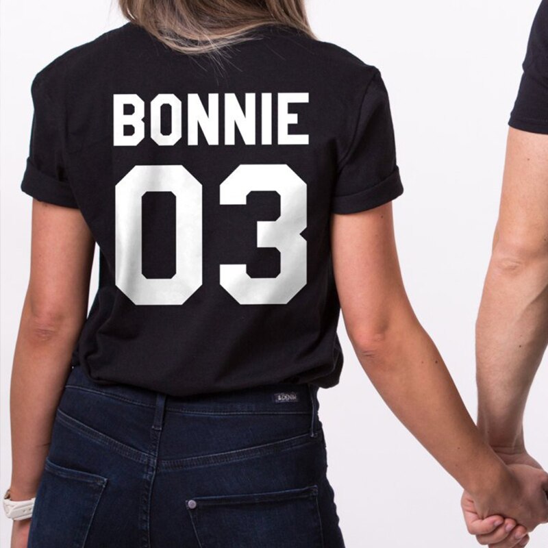 Couple Clothes T-Shirts Valentine Women Men Gift - lecapmode