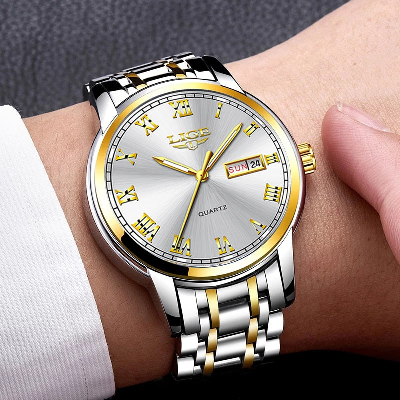 Couple Watches for Lovers Quartz Wristwatch Fashion Business Men Women Gift - lecapmode