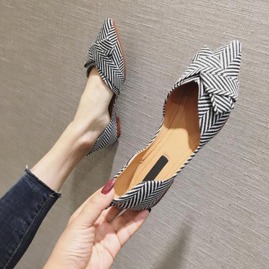 Fashion Flats for Women Shoes 2022 Spring Summer Boat Pointed toe Casual Slip-on Footwear - lecapmode