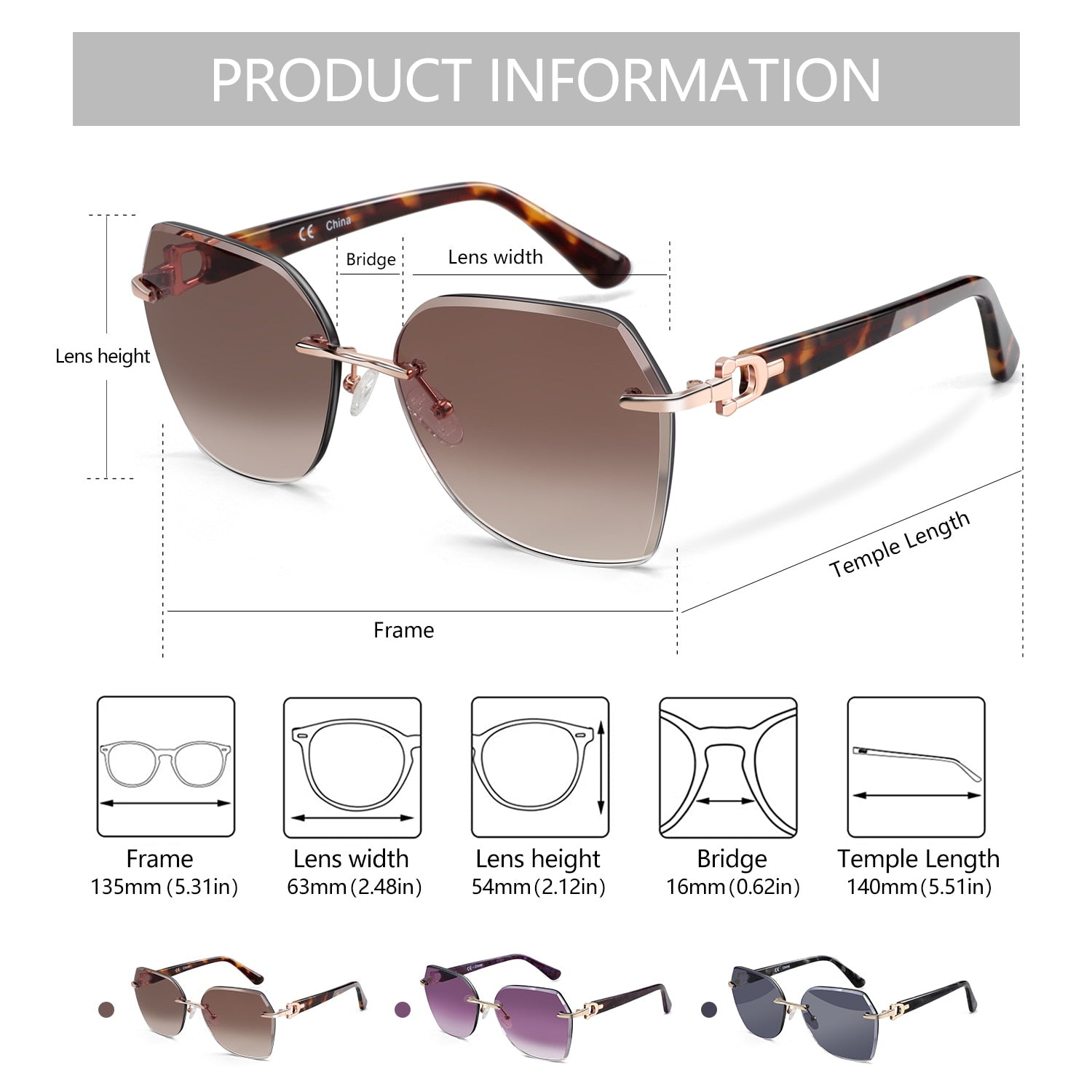 Sunglasses for Women Trendy Geometric Diamond Fashion Shades - lecapmode