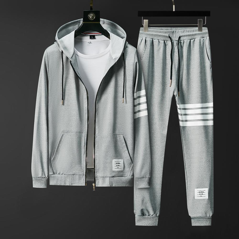 Brand New Fall Men Sets Pants Clothing Sweat suit Sportswear Sweatpants Tracksuits - lecapmode