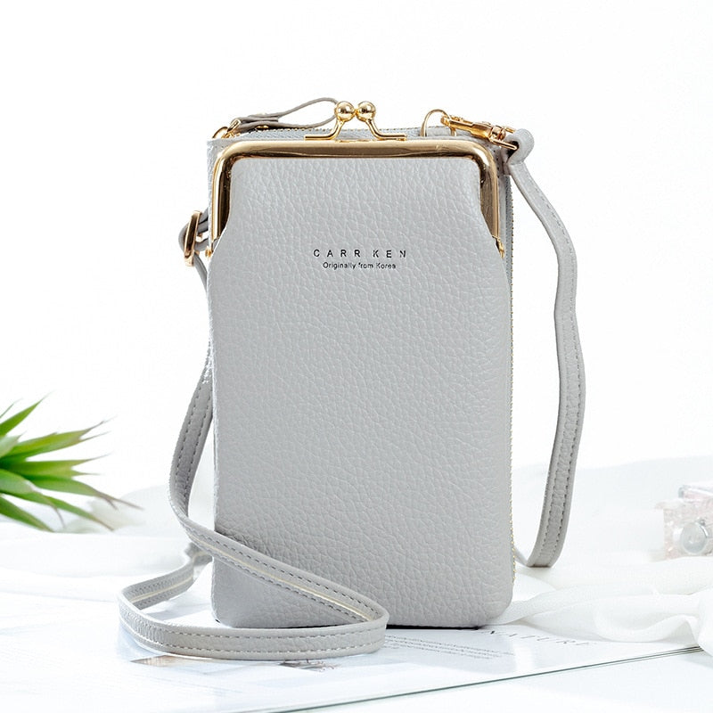 Fashion Small Crossbody Bags Women Mini Matte Leather Shoulder Purse Messenger Clutch - lecapmode