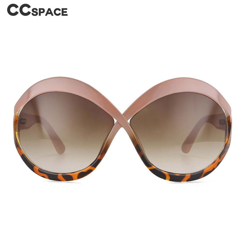 Oversized Sunglasses Women Fashion Shades Uv400 Vintage Glasses - lecapmode