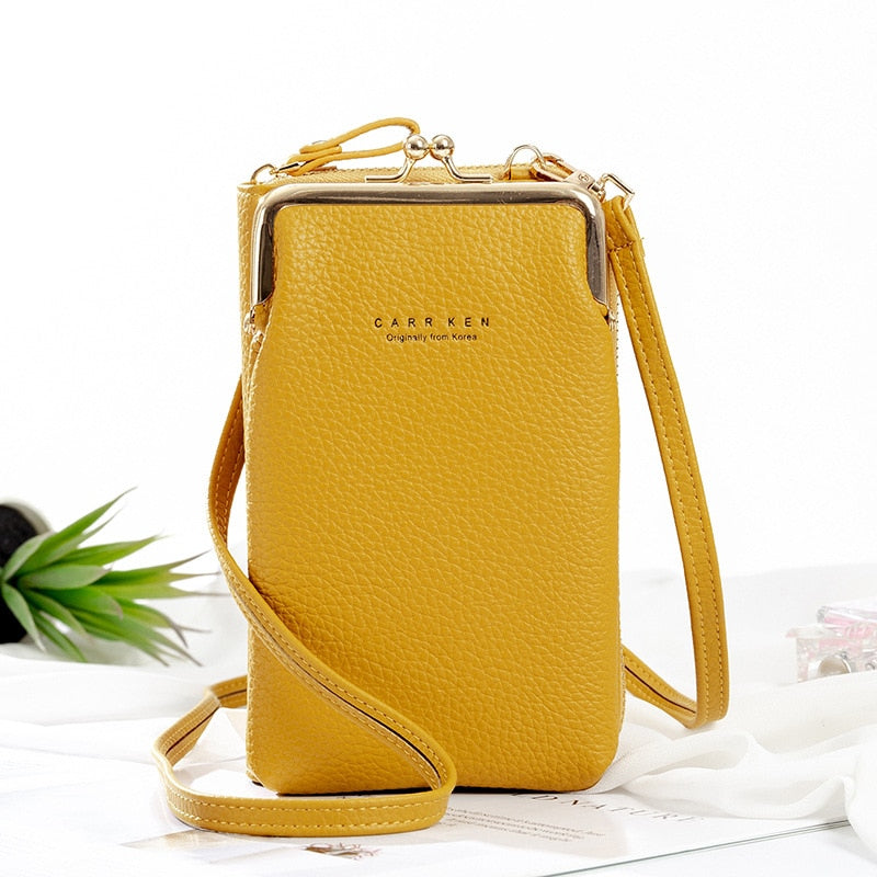 Fashion Small Crossbody Bags Women Mini Matte Leather Shoulder Purse Messenger Clutch - lecapmode