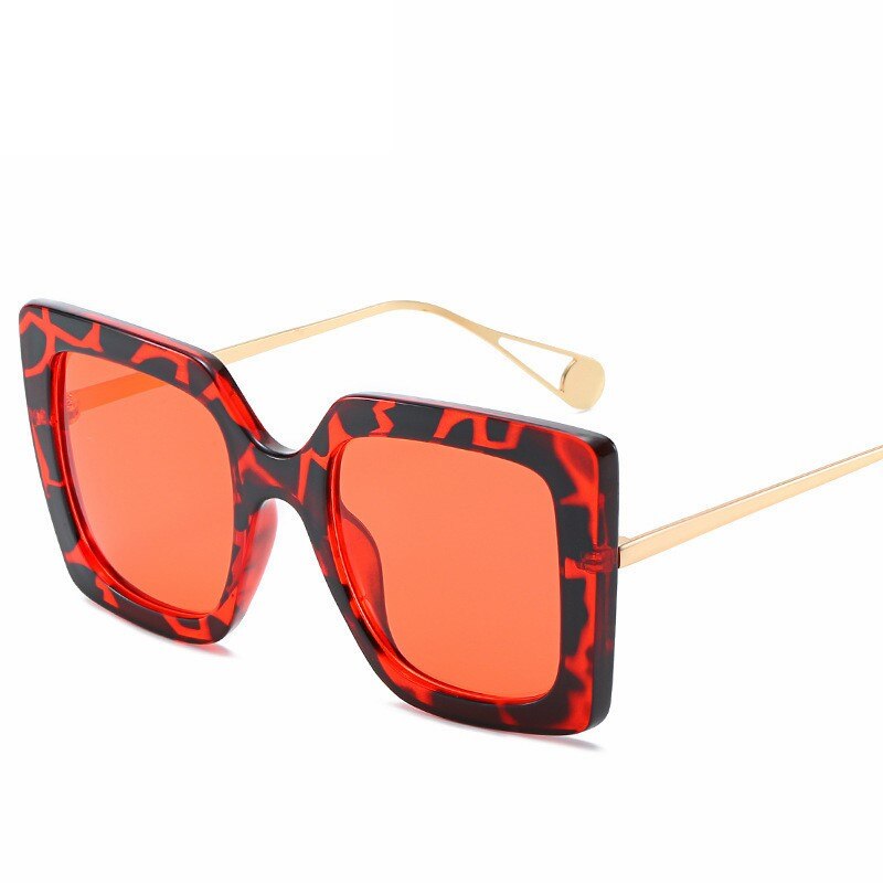 Retro Oversized Square Sunglasses Women Brand Designer Shades - lecapmode