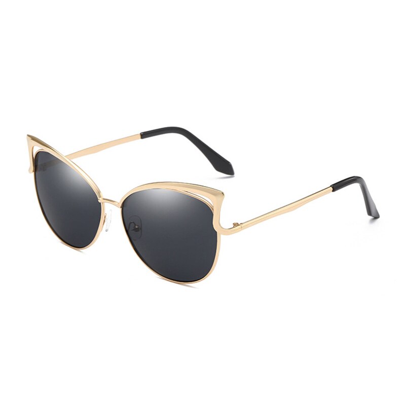 Retro Cat Eye Sunglasses for Women Men Fashion Hollow Design Vintage Sun Glasses - lecapmode