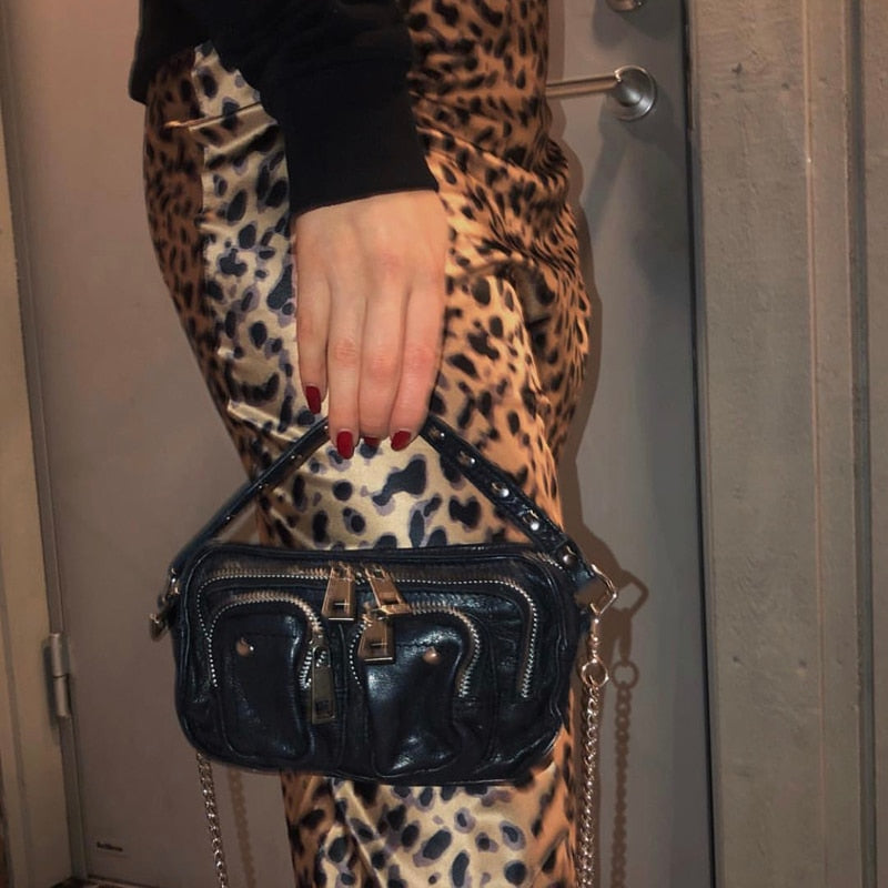 New Leopard Crossbody Bags For Women 2020 Luxury Handbags Designer Ladies Clutch - lecapmode