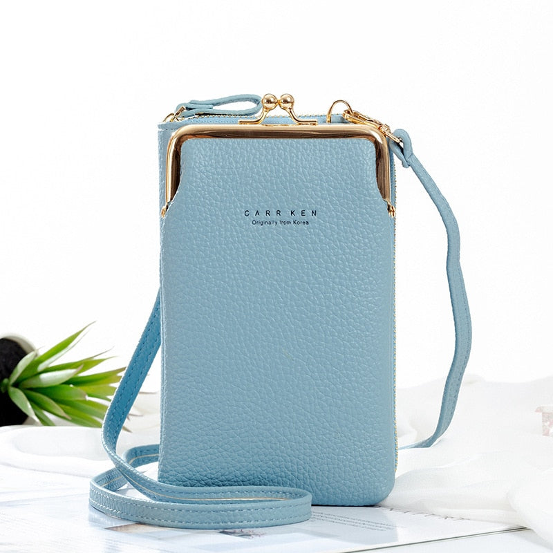 Fashion Small Crossbody Bags Women Mini Matte Leather Shoulder Purse Messenger Clutch - lecapmode