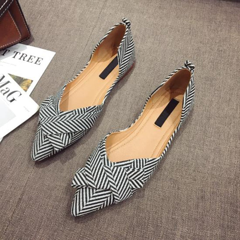 Fashion Flats for Women Shoes 2022 Spring Summer Boat Pointed toe Casual Slip-on Footwear - lecapmode