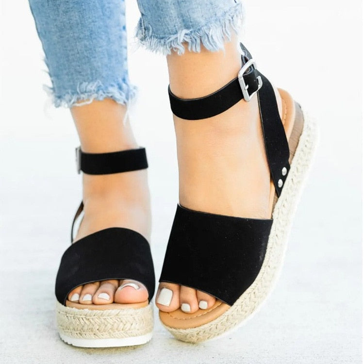 Summer Women Sandals Wedges Shoes Flip Flop  Footwear - lecapmode