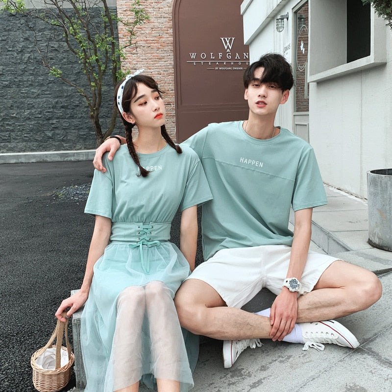 Korean shop couple dress