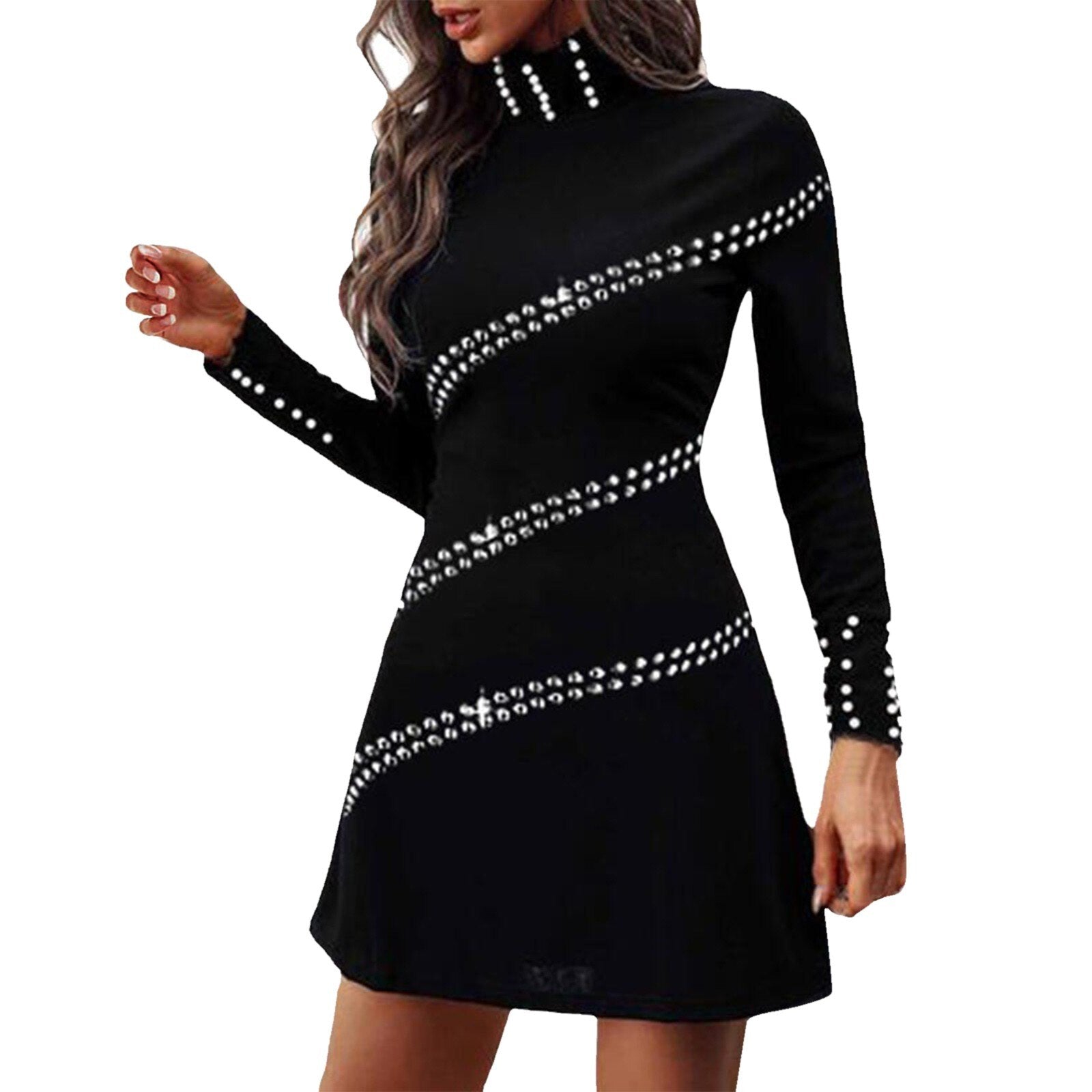 Evening Party Elegant Black Dresses For Women - lecapmode