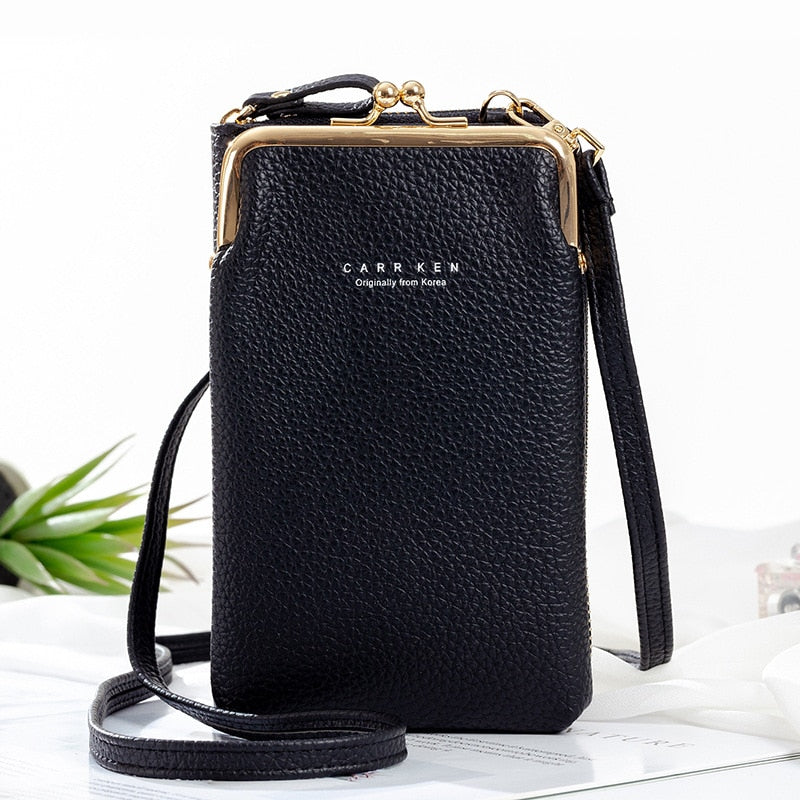 Fashion Small Crossbody Bags Women Mini Matte Leather Shoulder Purse Messenger Clutch - lecapmode