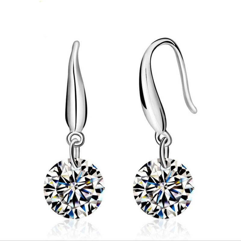 Authentic Fine jewelry S925 Sterling silver Women Earrings - lecapmode