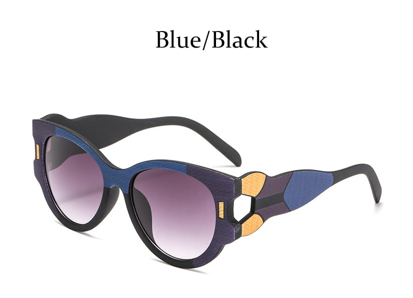 New Sunglasses Women Elegant High Quality Designer Cat Eye Glasses Female - lecapmode