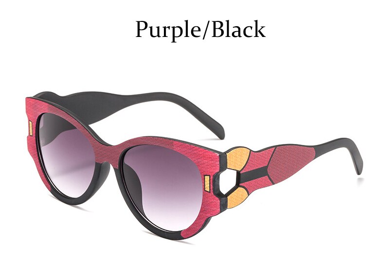 New Sunglasses Women Elegant High Quality Designer Cat Eye Glasses Female - lecapmode