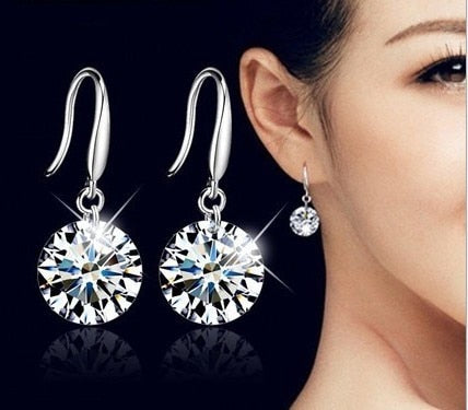 Authentic Fine jewelry S925 Sterling silver Women Earrings - lecapmode