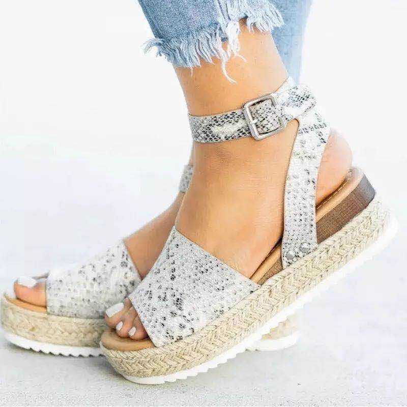 Summer Women Sandals Wedges Shoes Flip Flop  Footwear - lecapmode