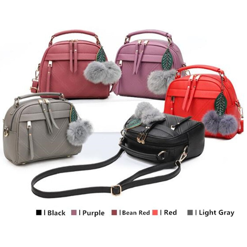 New Women Messenger Bags PU Leather Handbag Crossbody Femal Clutch - lecapmode