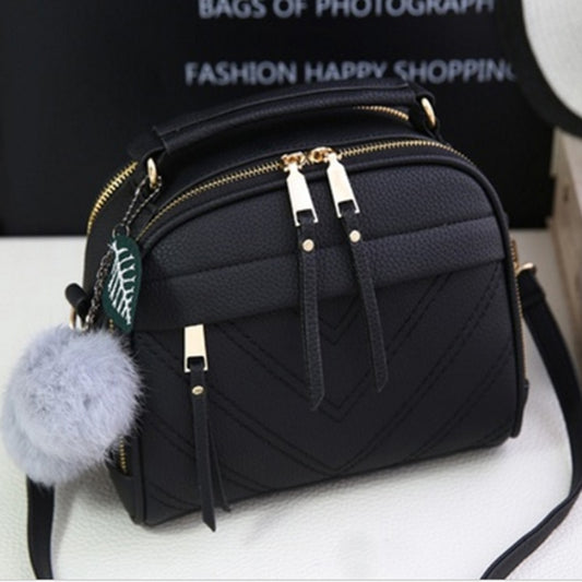 New Women Messenger Bags PU Leather Handbag Crossbody Femal Clutch - lecapmode