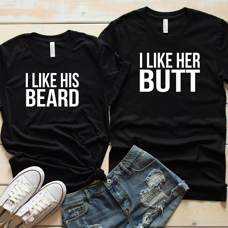 Couple Clothes T-Shirts Valentine Women Men Gift - lecapmode