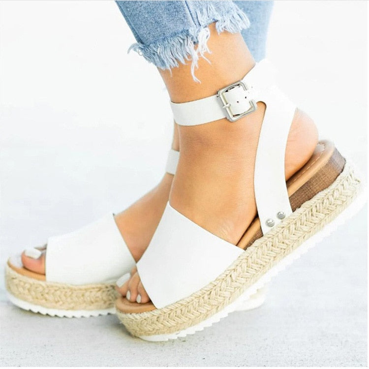 Summer Women Sandals Wedges Shoes Flip Flop  Footwear - lecapmode