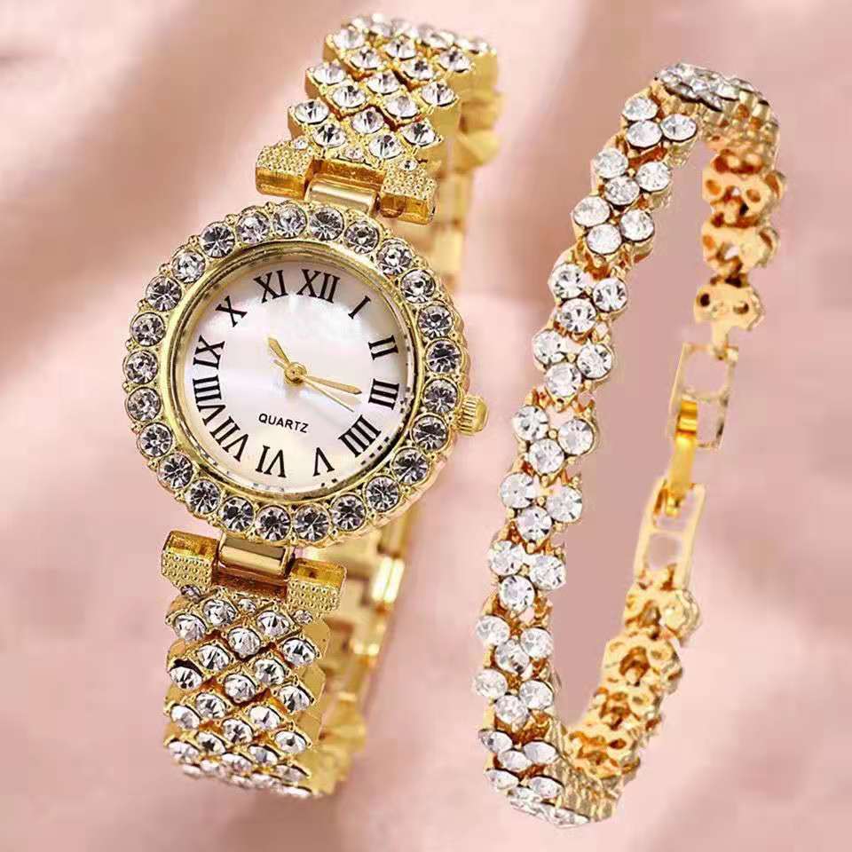 Luxury Bracelet Watches Women Crystal Dress Wristwatches Clock Women Fashion - lecapmode