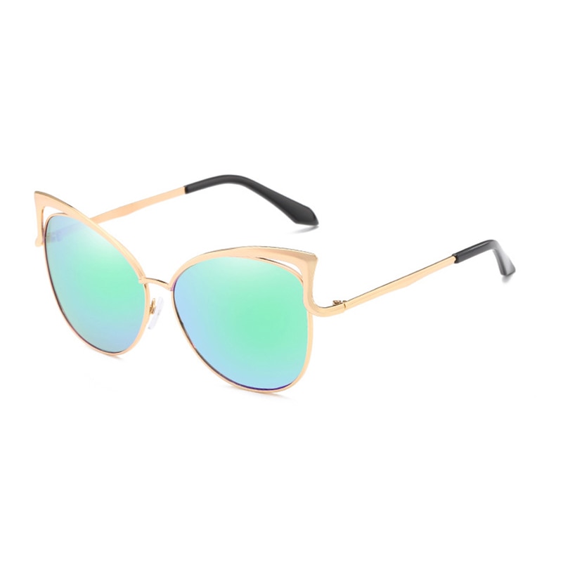 Retro Cat Eye Sunglasses for Women Men Fashion Hollow Design Vintage Sun Glasses - lecapmode