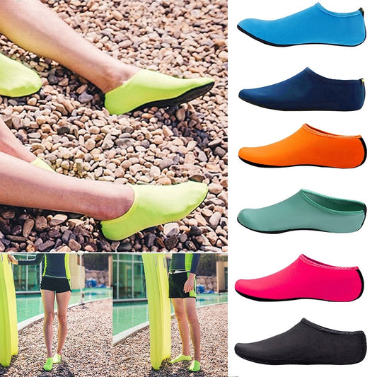 Unisex Water Shoes Swimming Diving Socks Summer Aqua Beach Sandal Flat Slipper for Men Women - lecapmode