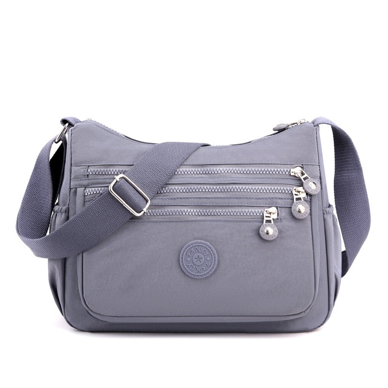 Women Messenger Mommy Shoulder Bag Polyester Fashion Cosmetic Bag Handbag Ladies - lecapmode