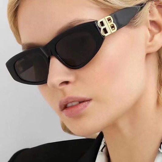 Retro Brand Cat Eye Steampunk Sunglasses Women - lecapmode