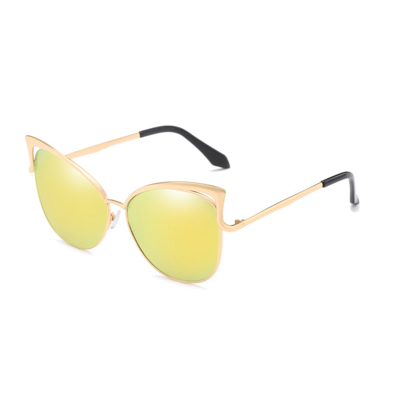 Retro Cat Eye Sunglasses for Women Men Fashion Hollow Design Vintage Sun Glasses - lecapmode