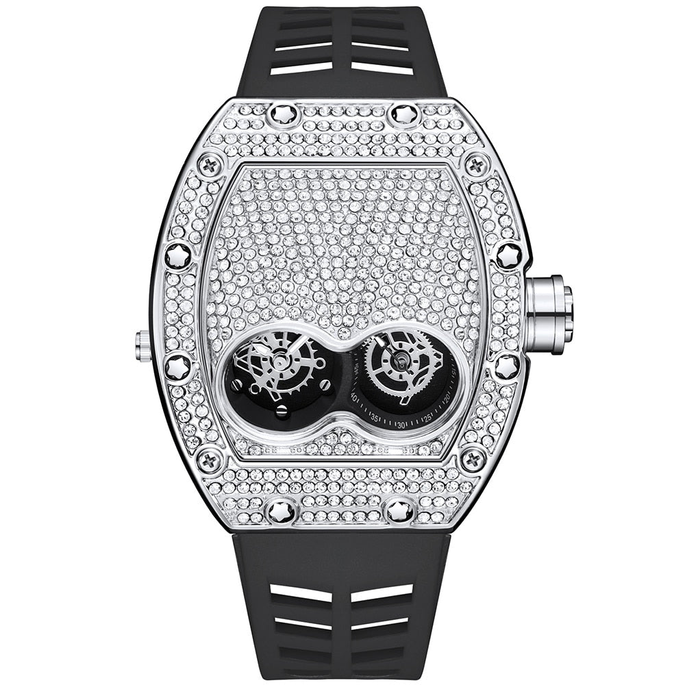 Fashion Casual Diamond Men Women Couple Watch - lecapmode