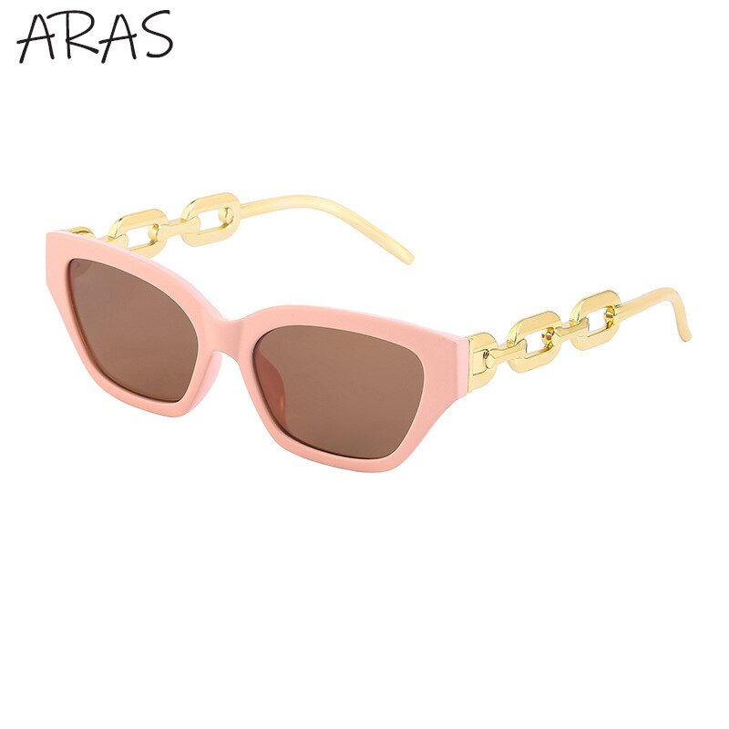 Women Sunglasses Trend Cat eye Chain Leg 2022 Luxury Brand Sun Glasses For Ladies - lecapmode