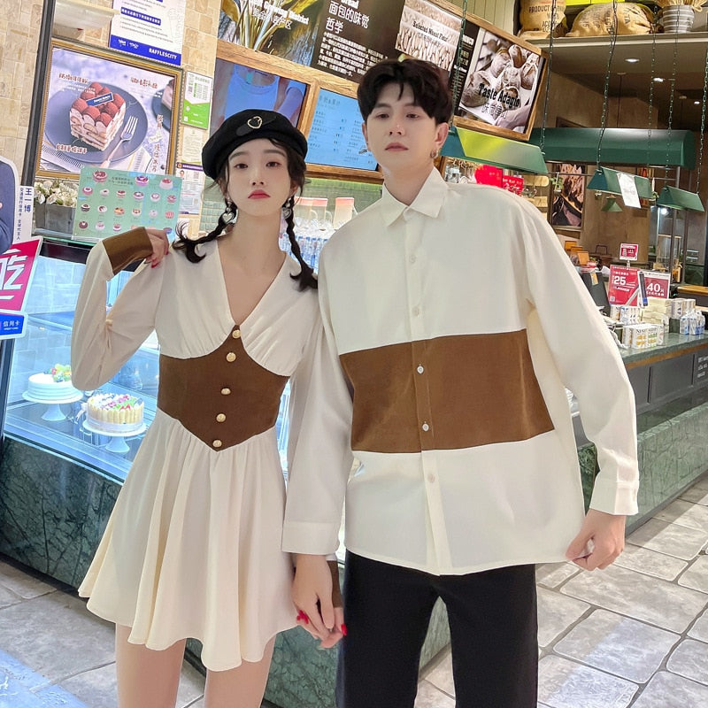 Korean couple hot sale matching outfits