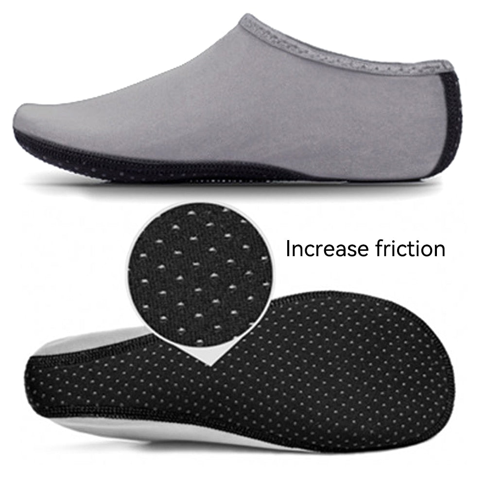 Unisex Water Shoes Swimming Diving Socks Summer Aqua Beach Sandal Flat Slipper for Men Women - lecapmode