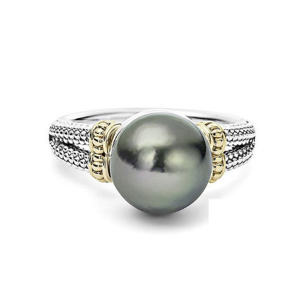 925 Sterling Silver Pearl Ring For Women Adjustable Wedding Jewelry