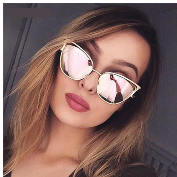 Retro Cat Eye Sunglasses for Women Men Fashion Hollow Design Vintage Sun Glasses